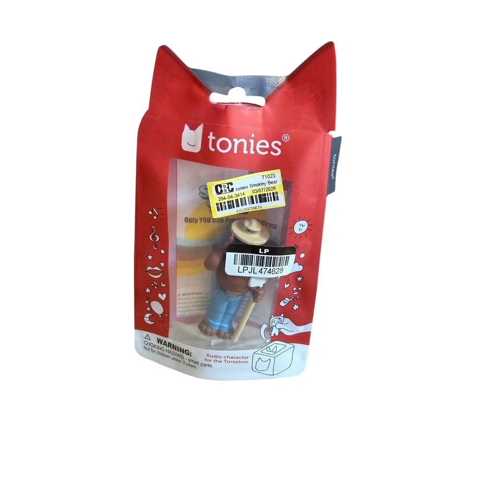Tonies Smokey Bear Audio Play Character Figure for Toniebox 10001514